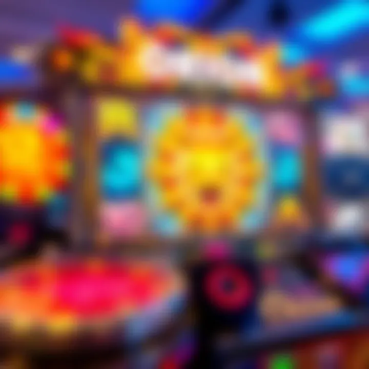 Visual representation of Orion-themed slot game interface