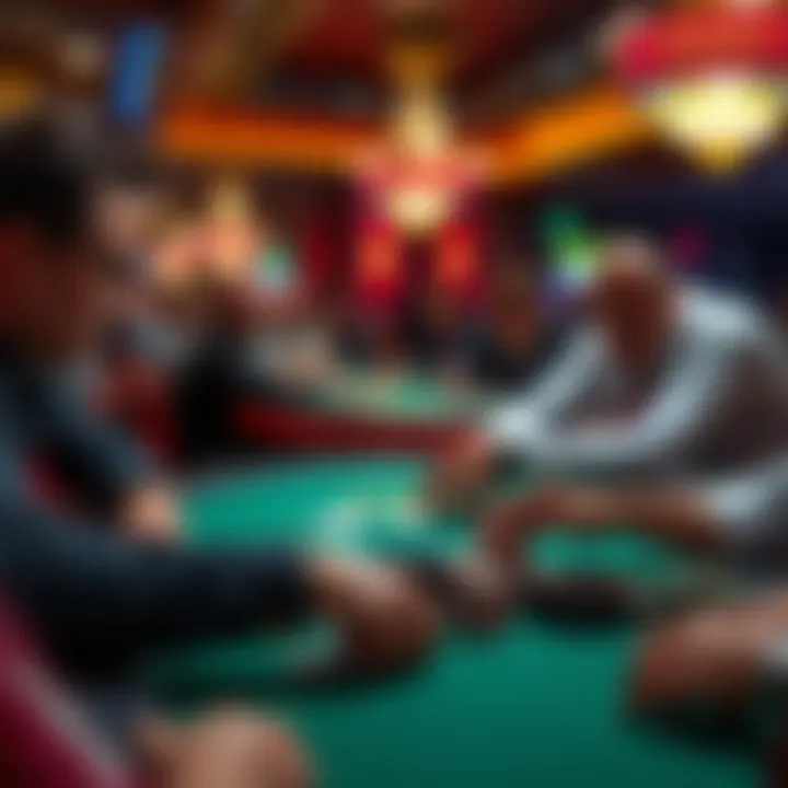 High-Stakes Poker Tournament Action High-stakes poker tournament in action