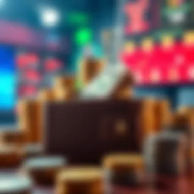 Showcasing Real Monetary Rewards A digital wallet showcasing winnings