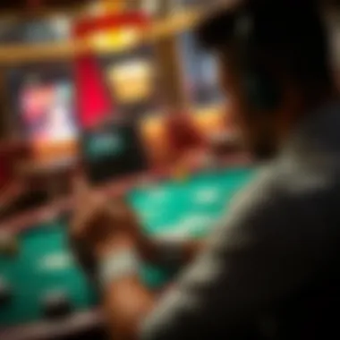 Player experience in a mobile poker game