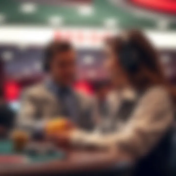 Customer service interaction at Red Dog Casino