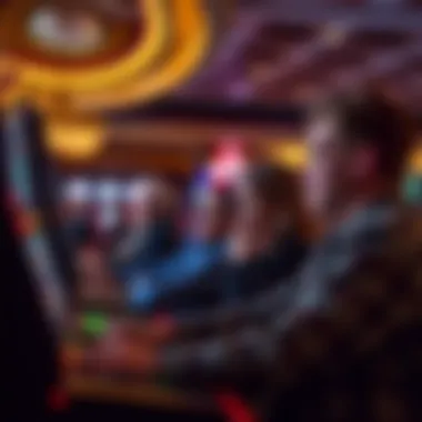 Group of players enjoying gaming at Rivers Casino