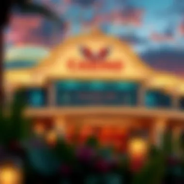 Saganing Eagles Casino Architectural Design Exterior view of Saganing Eagles Casino showcasing its architectural design