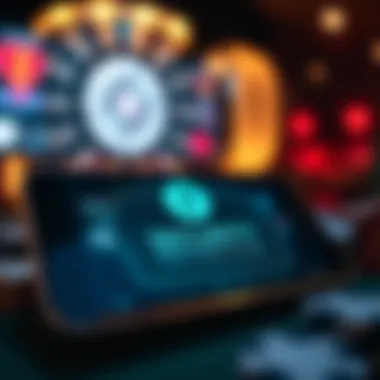 Security features displayed on a mobile poker app