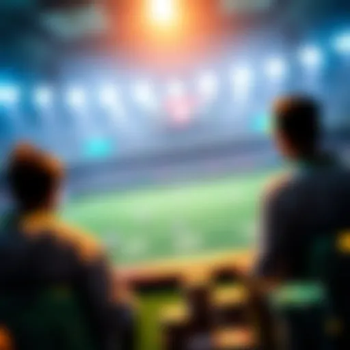 Conceptual representation of sports betting dynamics