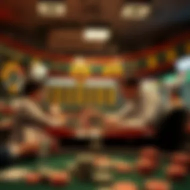 Illustration of strategic betting techniques