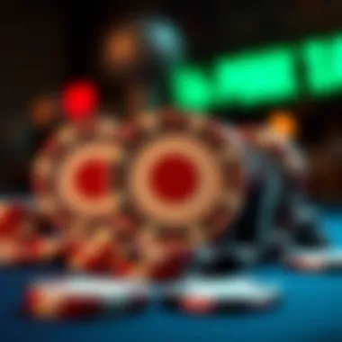 Historical Evolution of Target Poker Chips A layout showcasing the historical evolution of poker chips through different eras