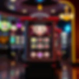 Glamorous Marilyn Monroe slot machine display