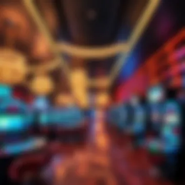 A sleek casino lobby featuring advanced technology for an enhanced gaming experience