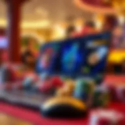 A visual representation of online casino platforms featuring no deposit bonuses.