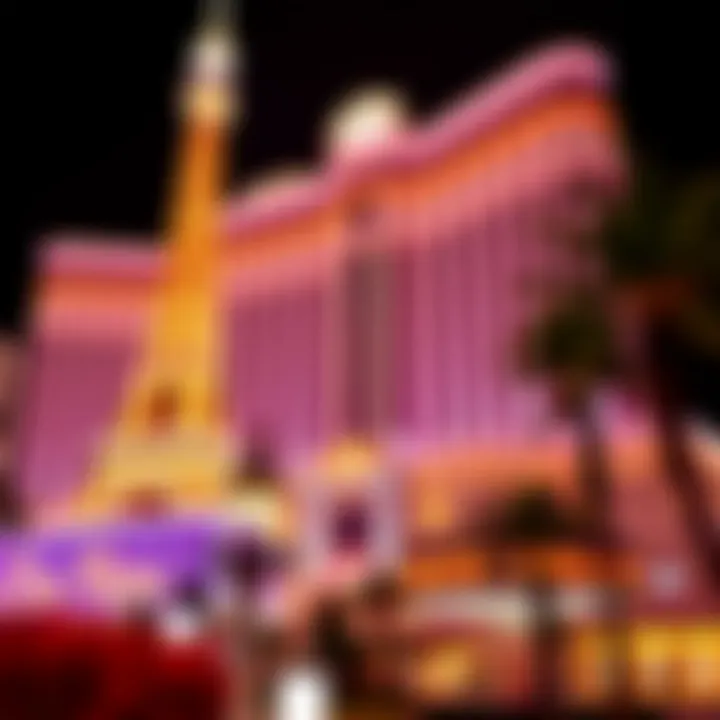 Luxurious view of Paris Las Vegas Hotel