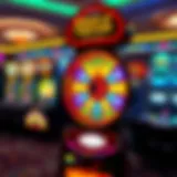Vibrant design of the Wheel of Fortune slot machine