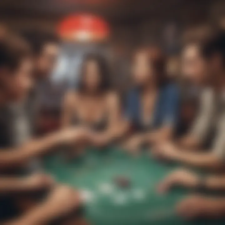 An engaging virtual community of players interacting in Zynga Poker